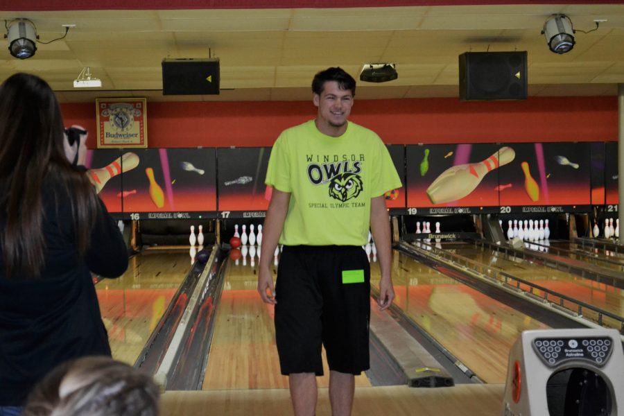 Junior Jacobi Hatchell competed in the Special Olympics on October 24 at Imperial Bowl. 