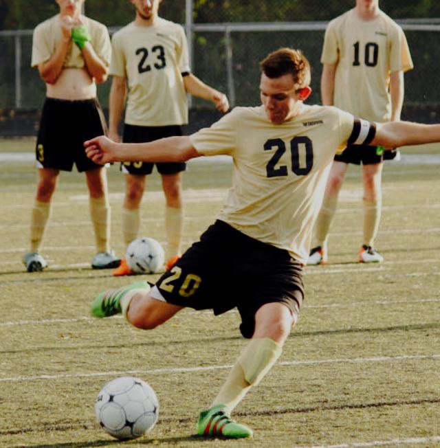 Connor Portlock leads the Windsor soccer team in points this season. 