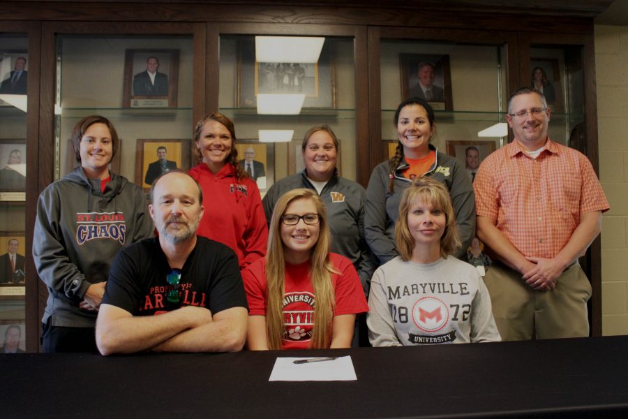 The all-state senior will be playing softball at Maryville University next fall. 