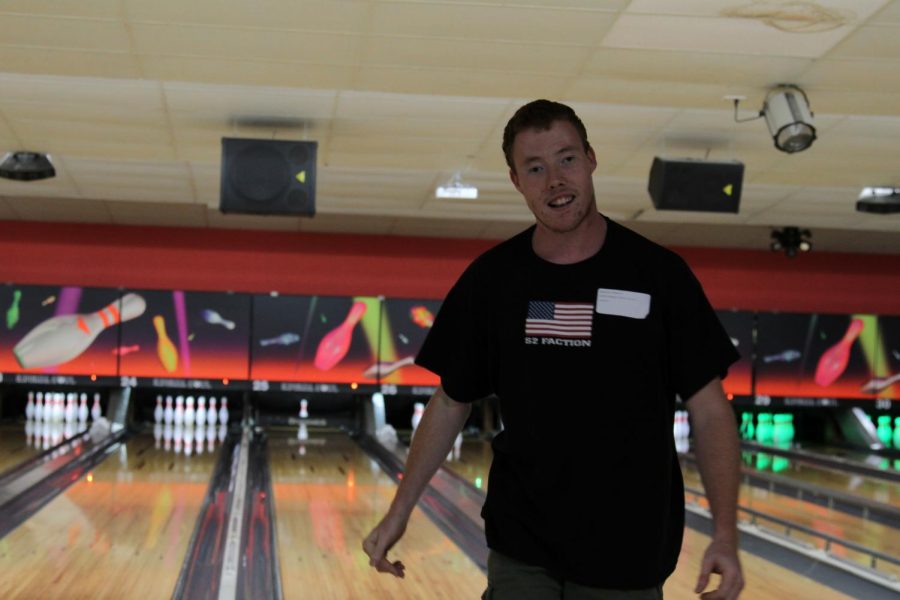 Steven Robinson competing at Imperial Bowl on Monday. 