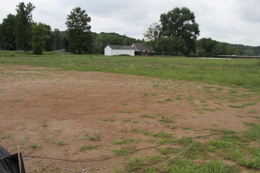 This field will be  home to the new turf softball/baseball field. 