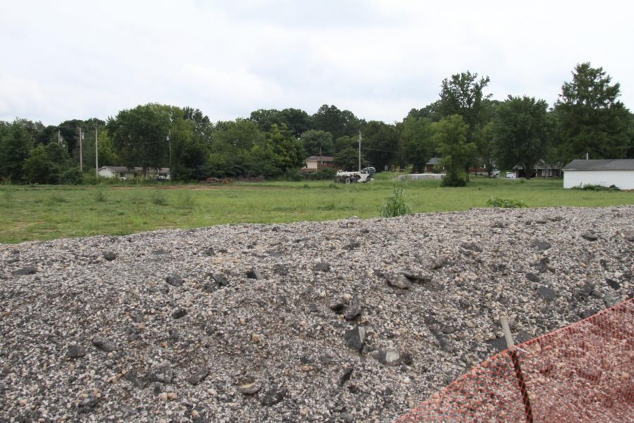 This will be the home of the new turf softball/baseball field. 