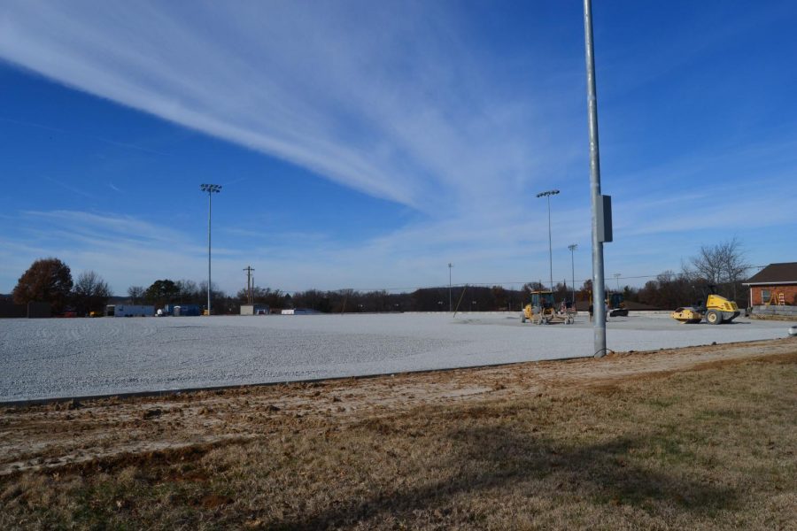 The site of the new softball/baseball complex. 